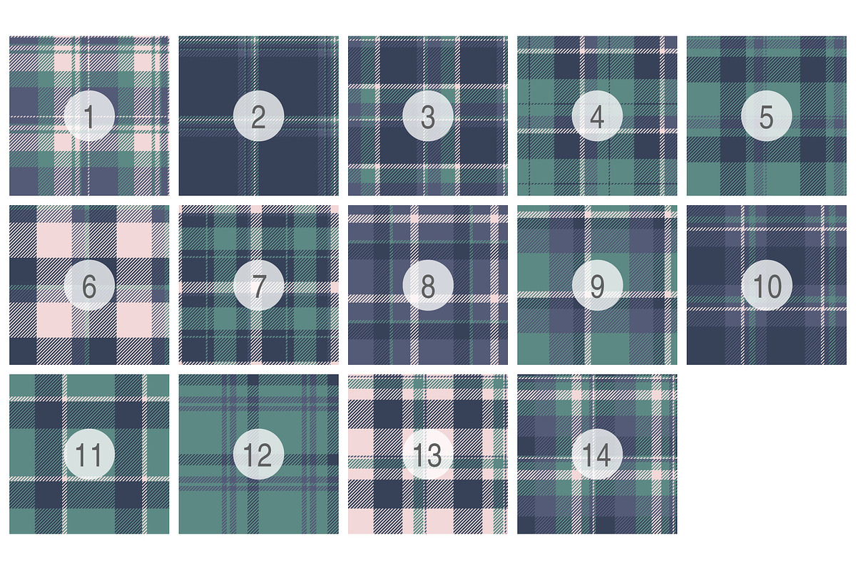 #146 Classic Checkered Patterns, a Pattern Graphic by Plaid4You