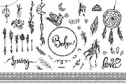 Hand Drawn Elements collection 2, a Decorative Illustration by inifer (Thumbnail 1 of 2)