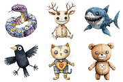 Halloween Voodoo Animal Doll Clipart, an Illustration by Daily.Designs (Thumbnail 5 of 5)