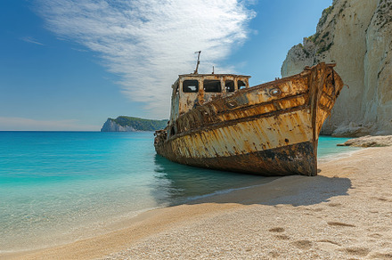 Exploring Shipwreck Beach on Zakynth, a Photo by Iftikhar Alam