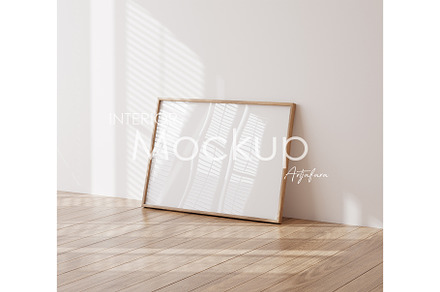 Frame mockup in home interior, a Household Mockup by Artjafara