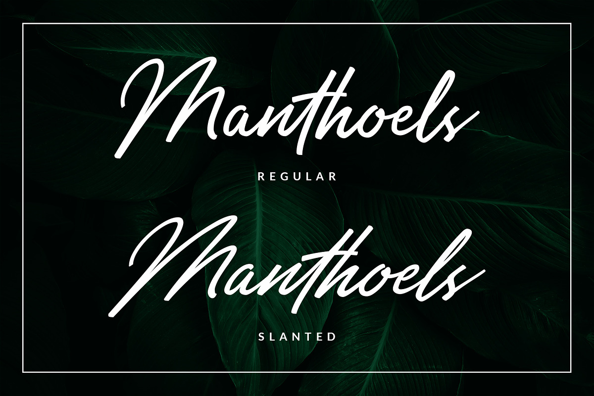 Manthoels - Stylish Signature, a Handwritten Font by Almarkhatype (Photo 11 of 12)
