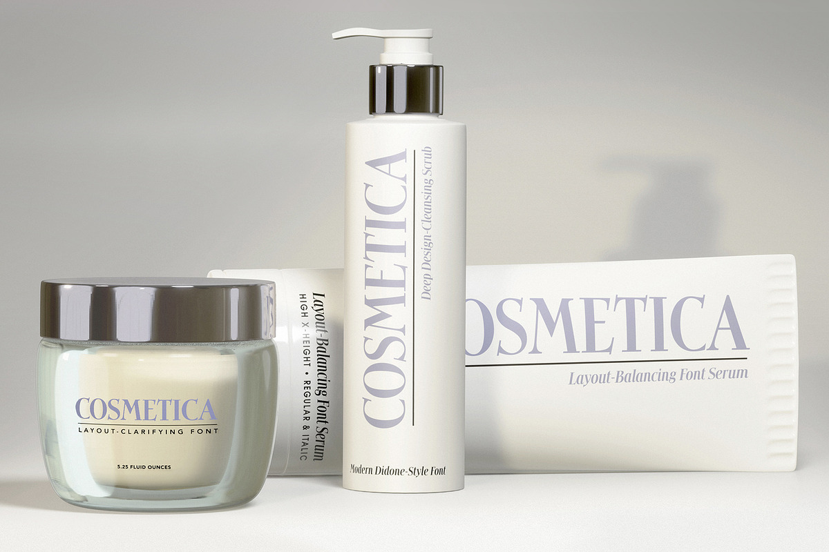 Cosmetica Font, a Serif Font by Mysterylab Designs (Photo 14 of 14)