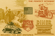 USA Retro Road Trip illustrations, an Object Illustration by Nocturnal Wolf (Thumbnail 2 of 19)