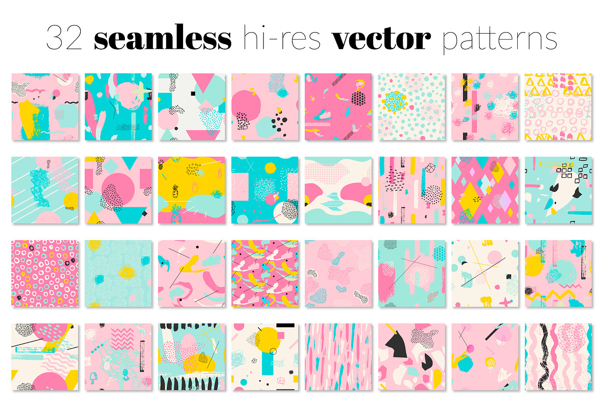 Flurry 32 Seamless Patterns Kit, a Pattern Graphic by Olha Kostiuk (Photo 7 of 11)