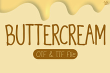 Buttercream | Handwritten Font