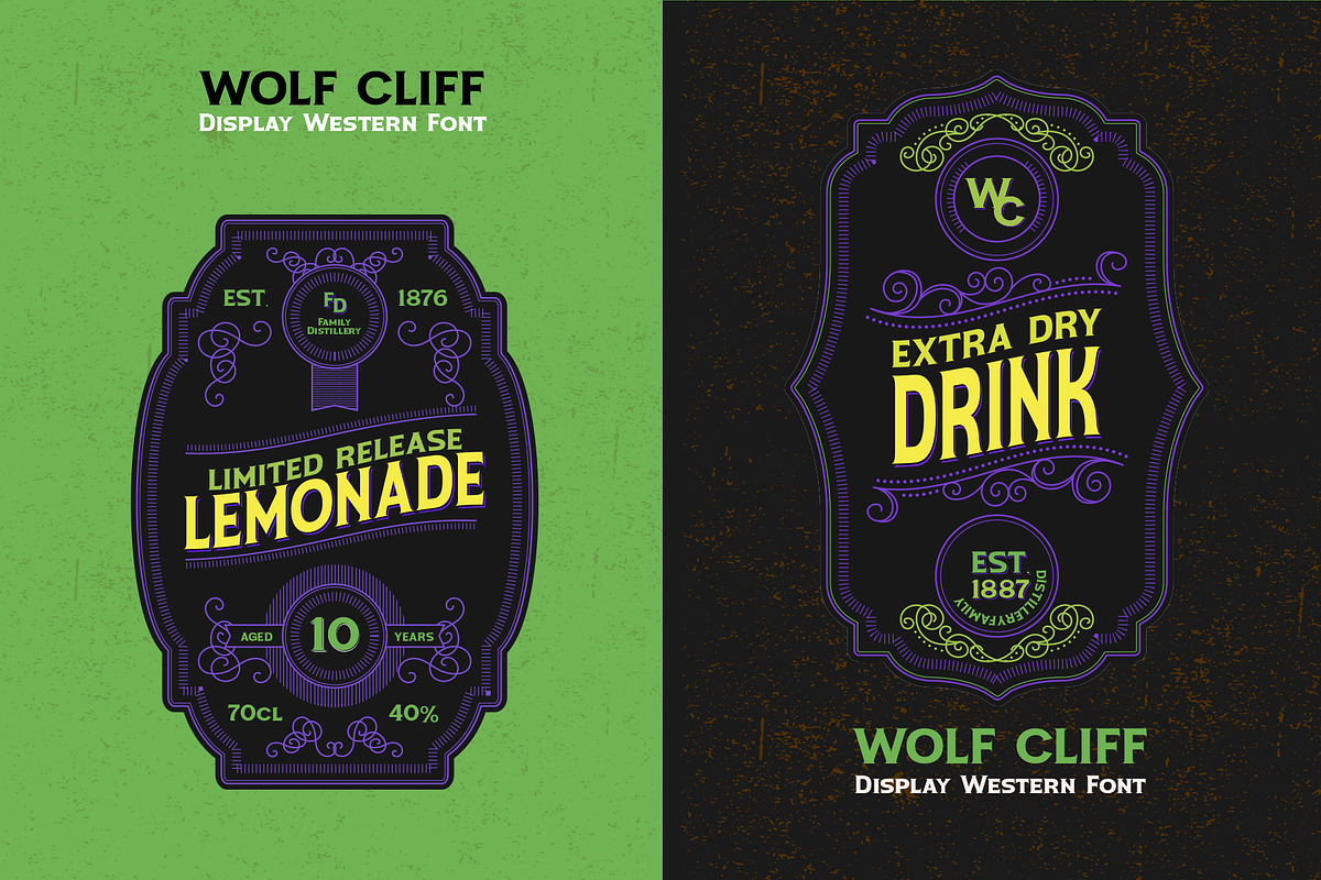 Wolfcliff - Display Vintage Font, a Script Font by Artdorable (Photo 2 of 10)