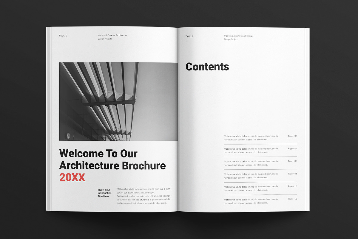 Digital Architect Brochure Template, a Brochure Template by E-Type (Photo 2 of 7)