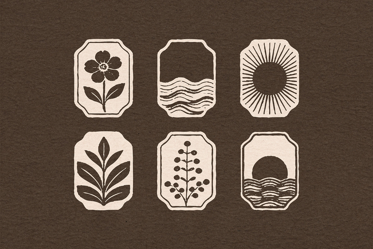 Vintage Stamp Elements, an Object Graphic by Design Squad (Photo 4 of 4)