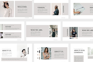 Clinton - Fashion Keynote Template