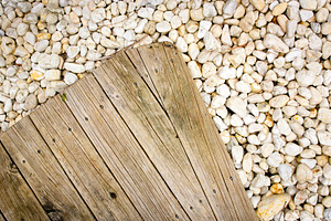 Wood and Stone Background, an Abstract Photo by THP Creative