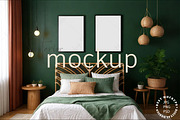 Frame mock up Bedroom, a Mockup by Mockup Shop (Thumbnail 1 of 2)