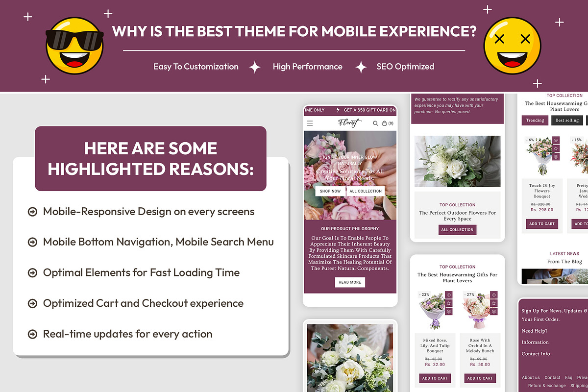 Flower & Gift Store Shopify Theme, a Shopify Template by LogicGo Shopify Experts (Photo 2 of 8)