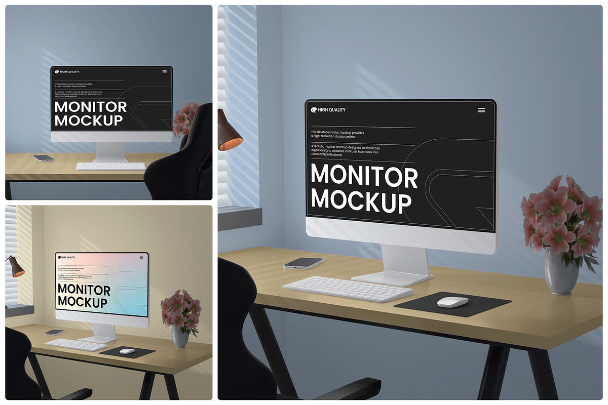 Monitor Mockup, a Wearable Device Mockup by Unerispace (Photo 1 of 5)
