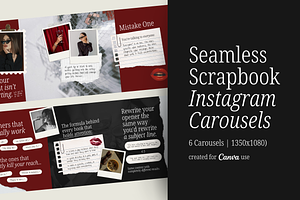 Seamless Scrapbook Carousels | Canva