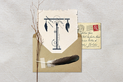 Totem. Mystical Font. Line Art Style, a Script Font by Cosmic Store (Thumbnail 25 of 35)
