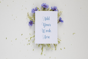 Mock up - card design - announcement