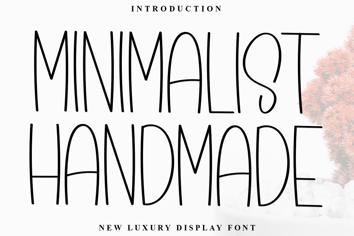 Minimalist Handmade, a Serif Font by FreshTypeINK (Photo 1 of 8)