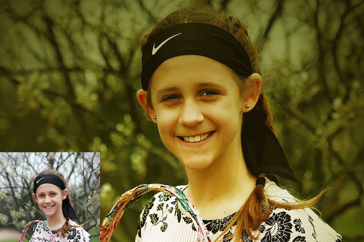 Dark Light Effect PS Action, an Action Add-On by Studio Retouch (Photo 4 of 9)