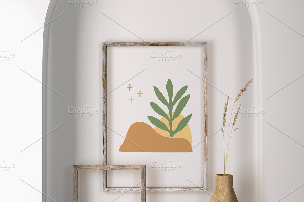 Modern Art Abstract Flowers, a Decorative Illustration by Hanazumi (Photo 6 of 9)