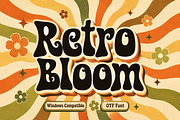 Retro Bloom, a Slab Serif Font by Wow Magic (Thumbnail 1 of 6)