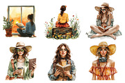 Bronze Spring Travel Clipart, an Illustration by SinaCreation (Thumbnail 2 of 5)