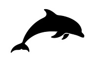 dolphin jumping silhouettes, an Illustration by Amazin_art (Thumbnail 9 of 31)