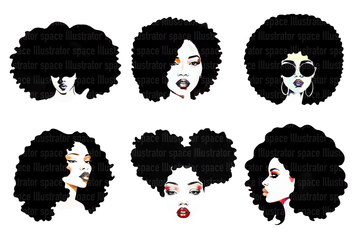 Black Queen Silhouette Clipart, an Illustration by Illustrator Space (Photo 7 of 9)