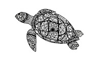 Mandala Sea Turtle SVG Bundle, an Illustration by yasushie (Thumbnail 19 of 31)