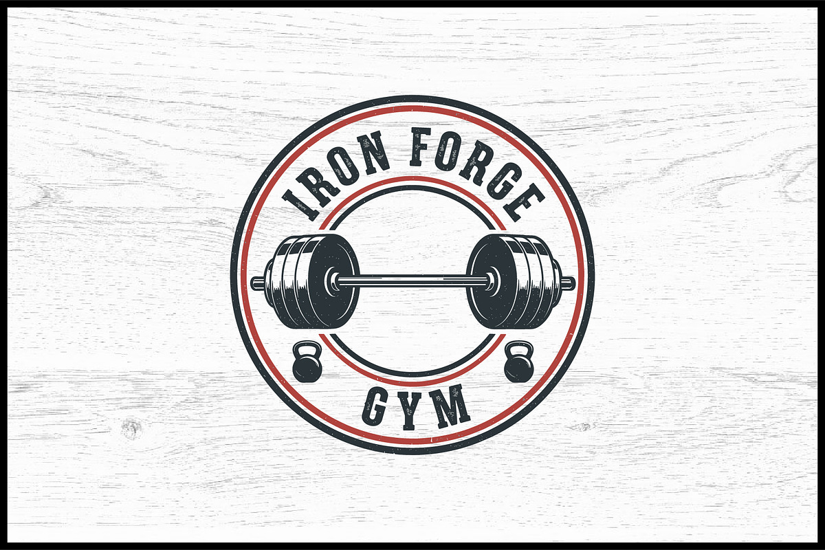 10 Power Gym Logo Badge Bundle, a Sport Illustration by Artivon (Photo 1 of 10)