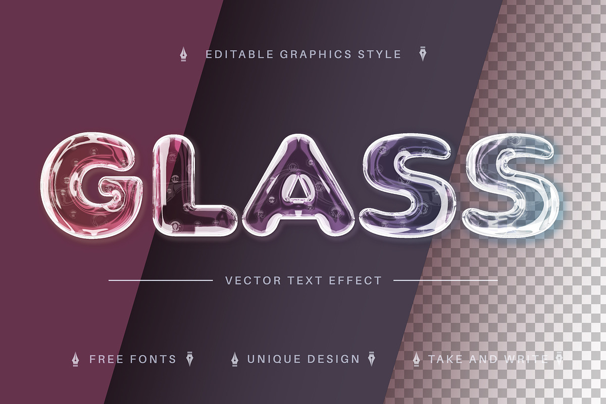 Glass realistic