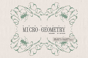Medieval Micro-Geometry, a Background Graphic by softulka