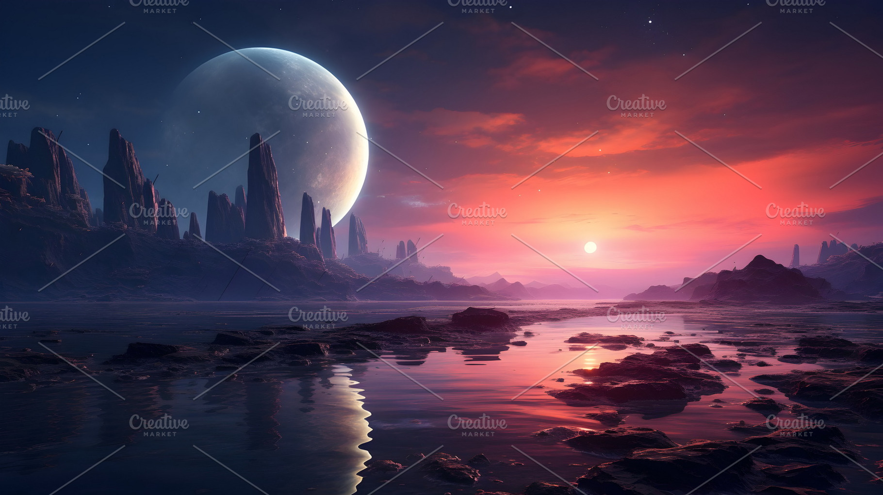 A breathtaking extraterrestrial land, a Nature Photo by Mashimara