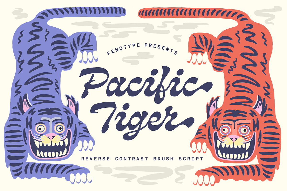 Pacific Tiger Retro Script, a Font by Fenotype (Photo 1 of 13)