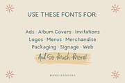 Sun Bum + Pelicano, a Handwritten Font by Bruised Goods (Thumbnail 5 of 7)
