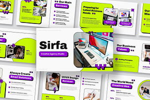 Creative Agency Studio Powerpoint, a Presentation Template by Fit-tee