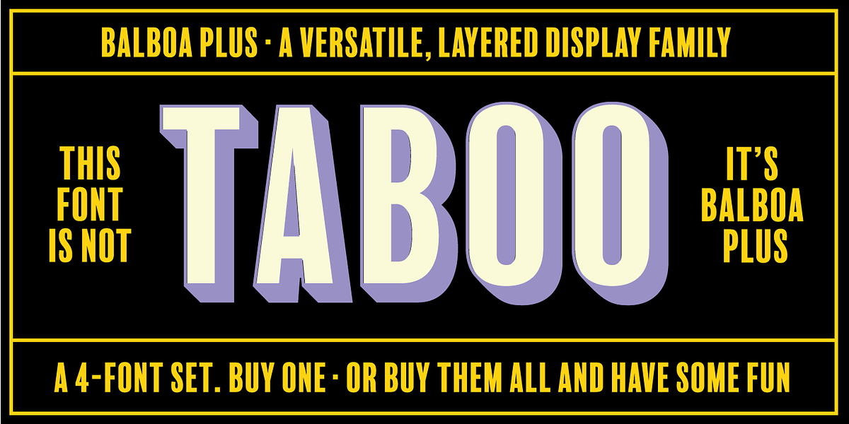 Balboa Plus, a Sans Serif Font by Parkinson Type Design (Photo 2 of 8)