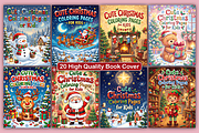 Cute Christmas Coloring Pages, a Seasonal Illustration by Design Station (Thumbnail 4 of 5)
