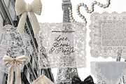 Vintage Lace, Bows & Pearls, an Object Graphic by Lana Elanor (Thumbnail 3 of 12)