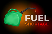 Fuel shortage. Realistic oil can, an Object Graphic by Stock-Smart-Start (Thumbnail 2 of 3)