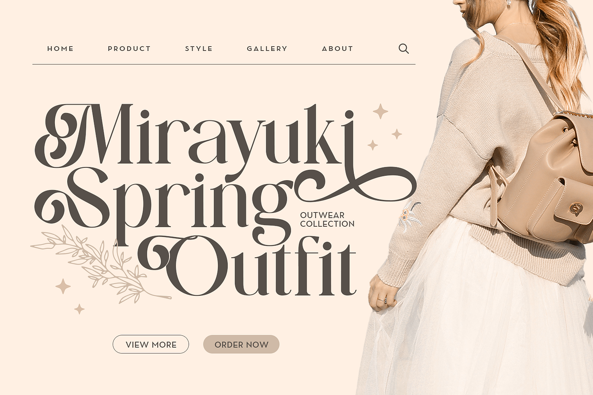 Magical Dream - Luxury Font, a Serif Font by Umitype (Photo 6 of 8)
