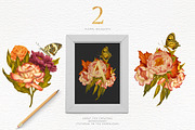 Flowers & Butterflies - Clipart, a Decorative Illustration by Singerie (Thumbnail 5 of 8)