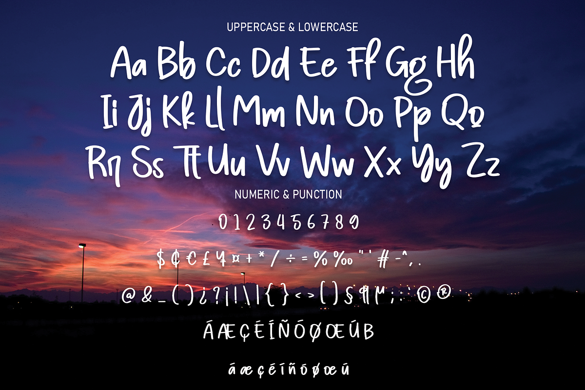 Hello Night | Script Font, a Script Font by Scratchones (Photo 3 of 8)