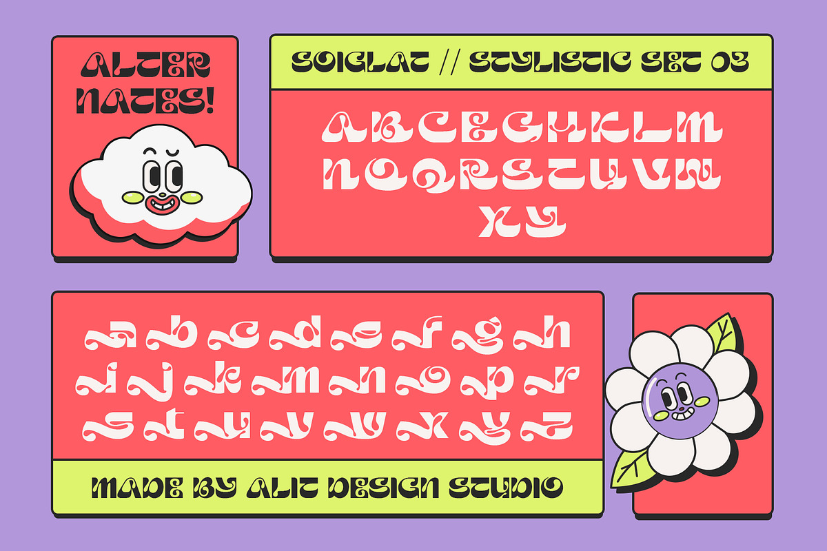 Soiglat Typeface, a Sans Serif Font by alit design (Photo 9 of 20)