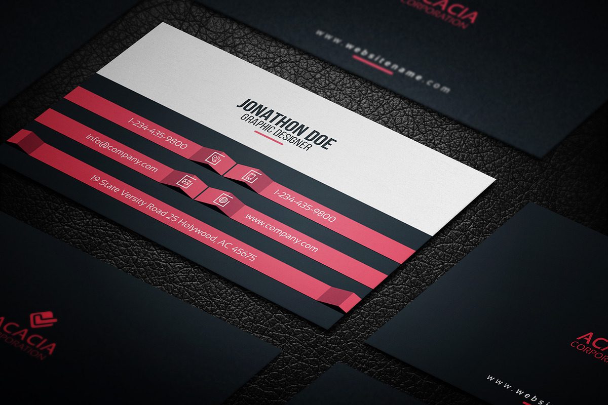 Elegant Business Card V-02, a Business Card Template by DesignGhar (Photo 3 of 7)