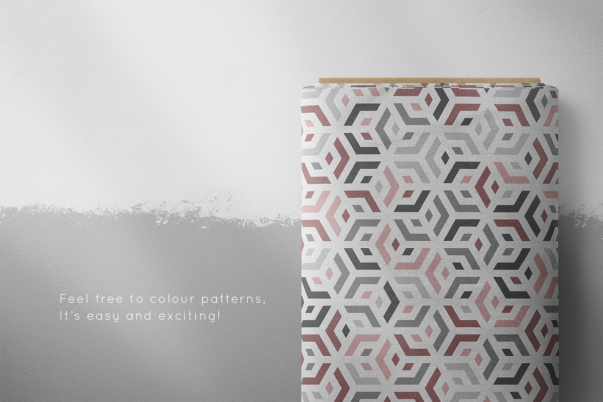Basic Geometric Seamless Patterns, a Pattern Graphic by Curly_Pat (Photo 11 of 11)