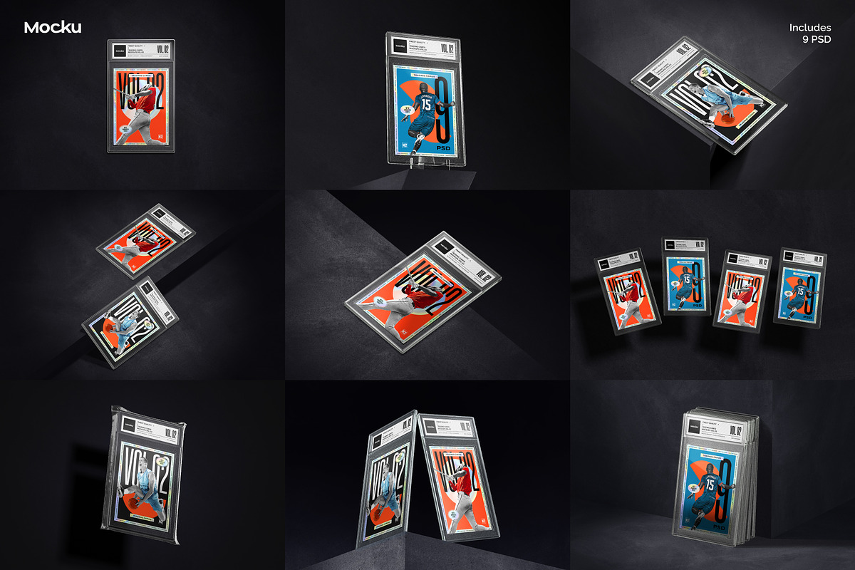 Trading Card Mockups - VOL 02, a Product Mockup by Mocku (Photo 2 of 10)