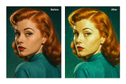 Vintage Film Glow Photo Effect, a Brushes & More by DesignerCandies (Thumbnail 6 of 7)
