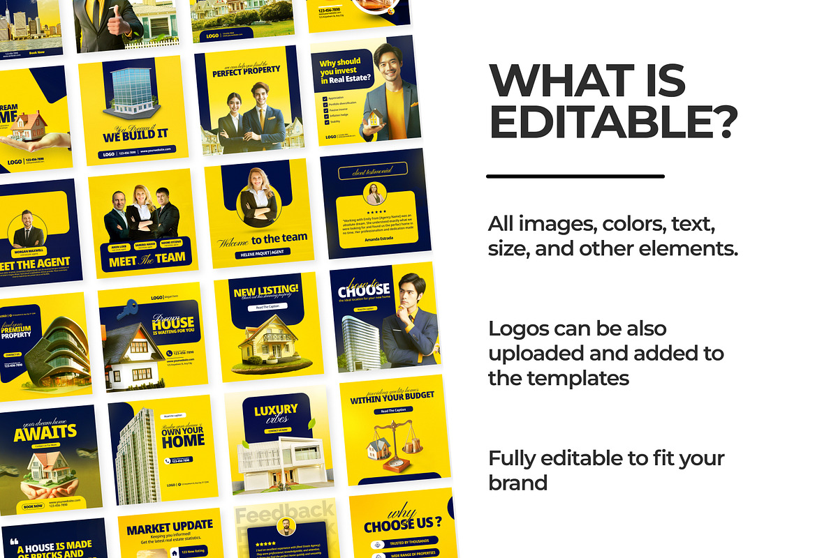 Real Estate Instagram Template, a Social Media Template by Raytas Studio (Photo 3 of 8)
