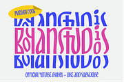 Mandiora, a Sans Serif Font by zeenesia (Thumbnail 6 of 17)
